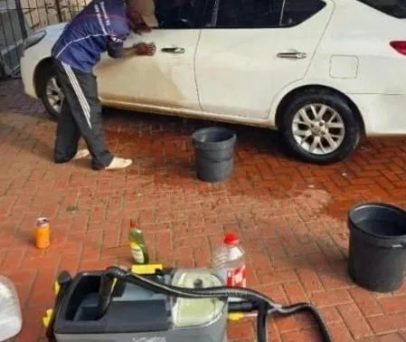 Mobile car wash by Clean Up Crew in Middelburg
